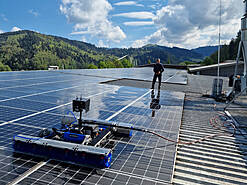 Reinigung von PV-Anlagen