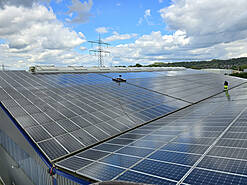 Reinigung von PV-Anlagen